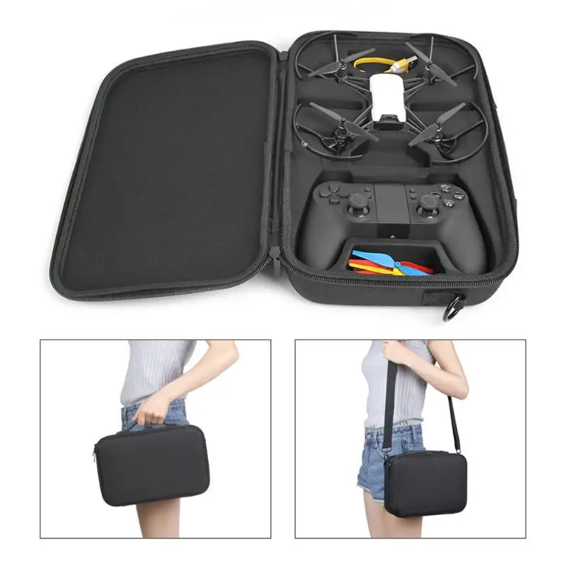 Trow Tello Storage Bag Handbag Integrated Internal Remote Control Handle Single Shoulder Bag for DJI Playable Gamedir T1D Remote