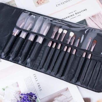 

12pcs Makeup Brushes Suit Wooden Handle Aluminum Tube Bionic Capillary Soft Powder Foundation Eyeshadow Eyeliner Brush Kits P1