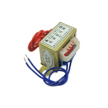 

5W EI41 Power Transformer Input AC 380V 220V to AC 6V 9V 12V 15V 18V 24V 220V Output Single/Double Ferrite Copper Core Voltage