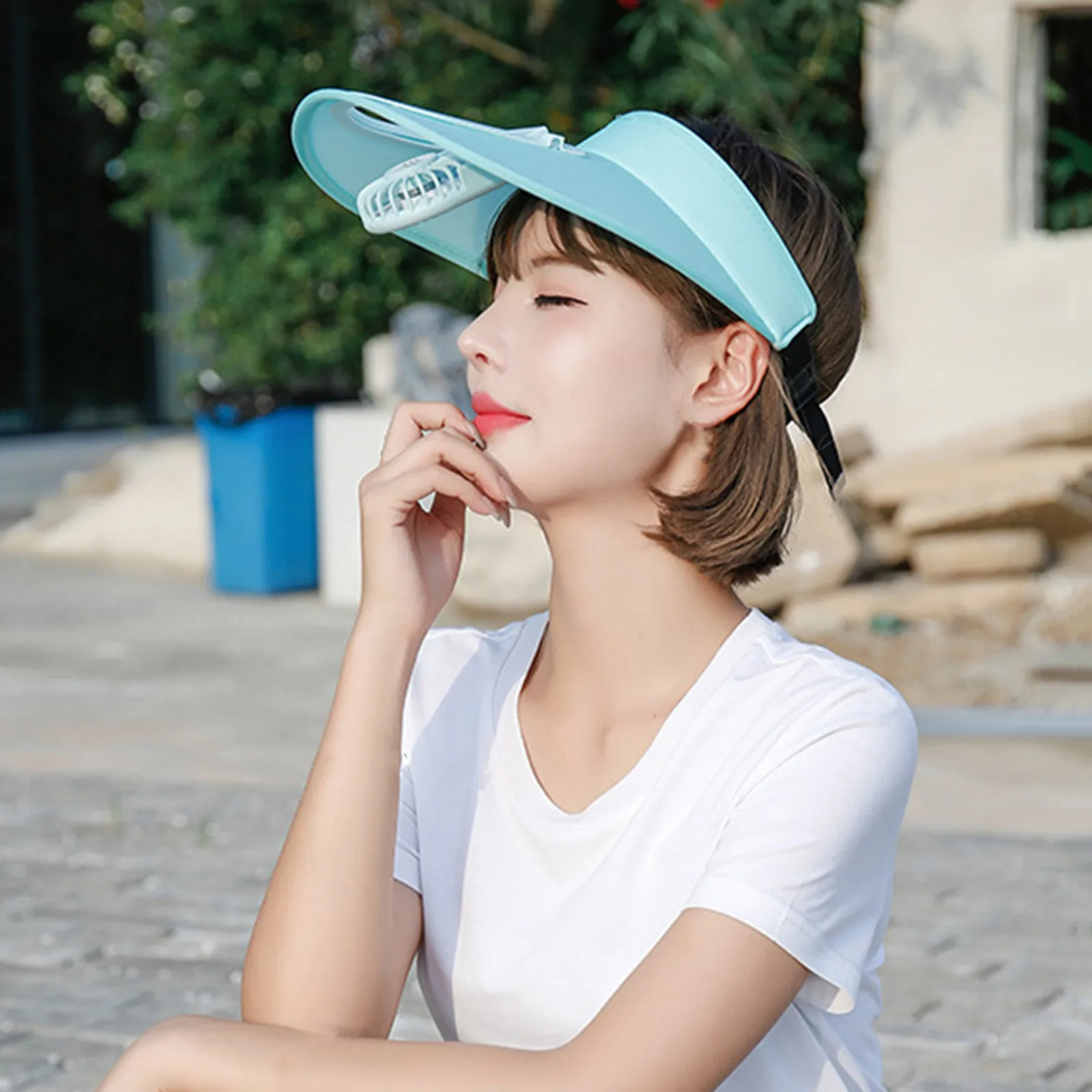 Ventilatore di ricarica Usb sport cappelli da sole cappello da donna  cappello da uomo visiera regolabile protezione Uv Top Tennis vuoto Golf  Running protezione solare # T3G|Tennis Caps| - AliExpress