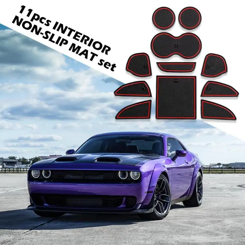 SHINEKA Коврик для двери для Dodge Challenger+ автомобильный коврик для двери против скольжения Анти-грязный коврик аксессуары для Dodge Challenger