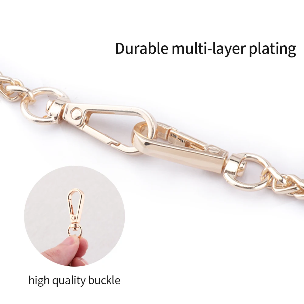 New Style Handbag Backpack Hardware Bag Metal Accessories Shoulder Bag with Chain Gold/Silver/Black Purse Strap Purse Chain