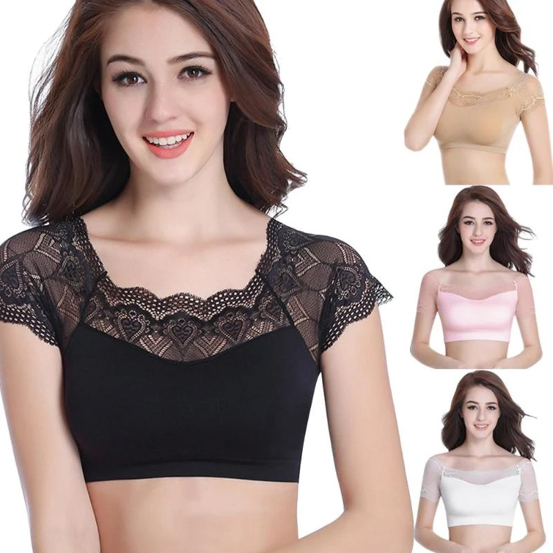 short sleeve bralette