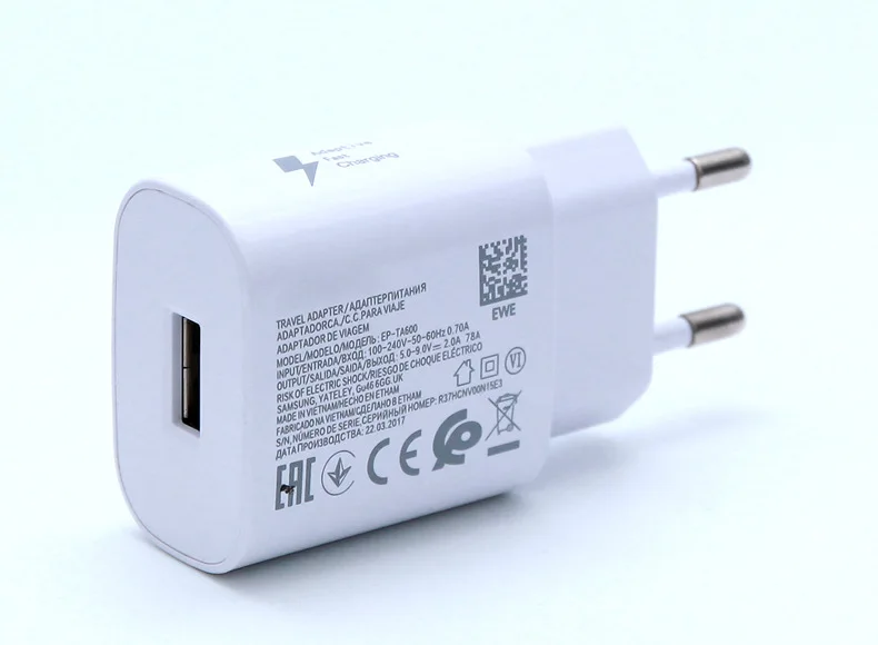 20 шт./партия универсальное быстрое USB зарядное устройство EU/US штекер 9 В 1.67A адаптер для зарядки путешествий для samsung Galaxy S8 Xiaomi Быстрая зарядка