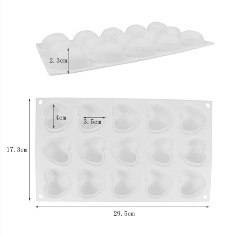 Сердце силиконовая форма для торта, сделай сам, приспособление для выпечки выпечка Мусса приспособления для выпечки тортов Q1
