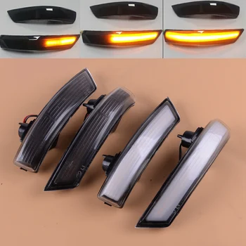 

CITALL New 2pcs Car Side Wing Rear View Mirror LED Dynamic Turn Signal Light Fit For Ford Focus MK3 MK3.5 2011-2018