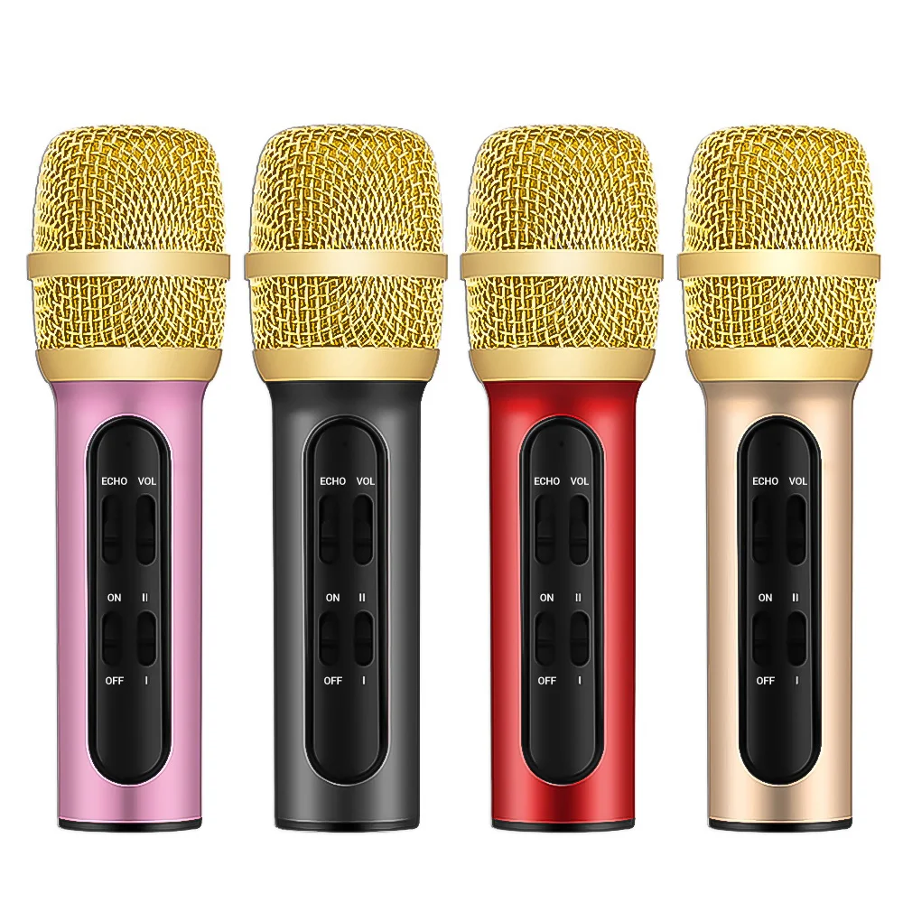 

C11 mobile phone K song condenser sound card microphone, K song live singing microphone Professional Phone Microphone Dropshippi