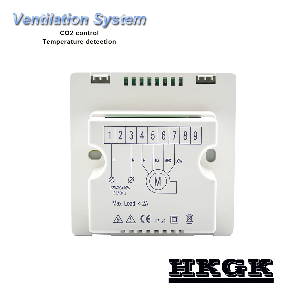 3 скорости реле выход регулятор co2 тестер Управление вентиляционная система для дистанционного управления