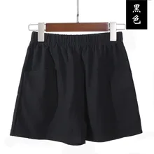 Aliexpress - Plus Size Shorts Thin Casual Cotton Linen Loose Pants High Waist Ladies Shorts Female Solid Wide-Leg Short Harajuku Summer