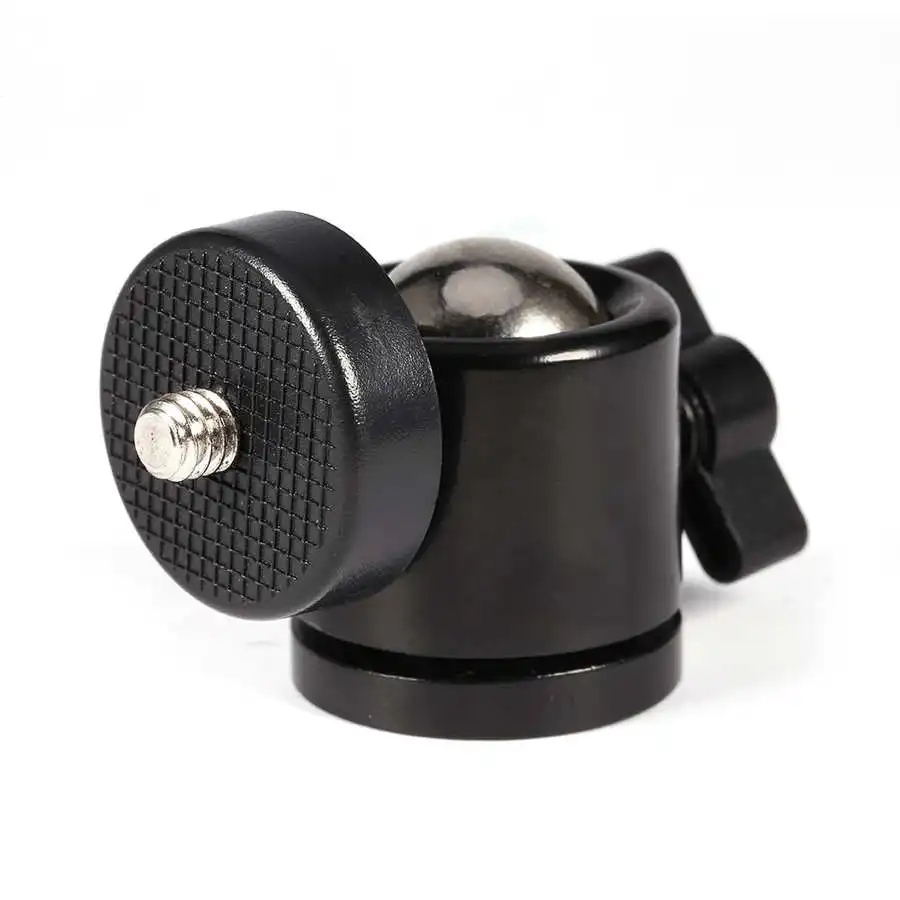 Mini Ball Head 360 Degree Bracket Mount 1/4" Camera Tripod & 3/8" Flash Holder ball head 360 Degree Ball Head HT tripod ball head