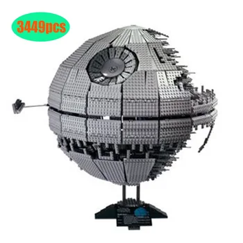 

in stock 05026 3449pcs Star Wars Series Star Plan Series Force Waken UCS Death Star II Building Block Bricks Toys Kits