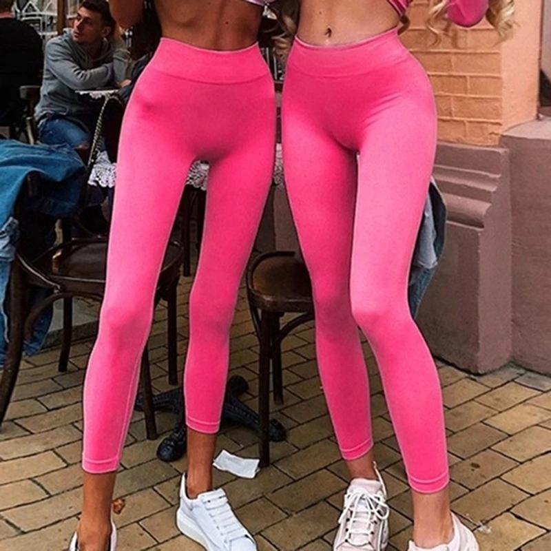 baby pink sports leggings