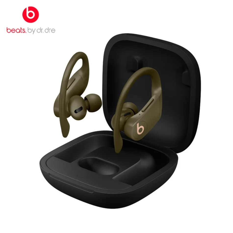 Beats Powerbeats Pro полностью беспроводные наушники TWS наушники Bluetooth наушники спортивные наушники с защитой от пота чехол для зарядки - Цвет: Зеленый