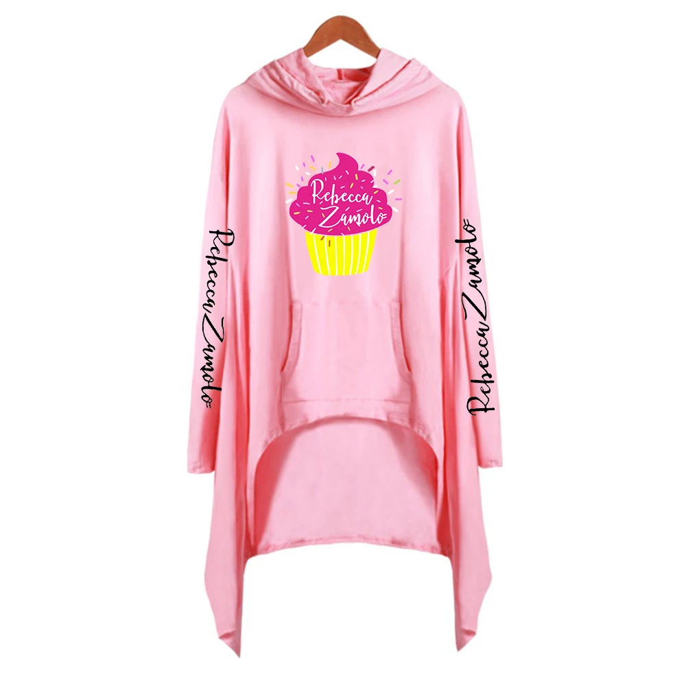 Женские повседневные толстовки с капюшоном и логотипом Rebecca Zamfam Merch весна-осень