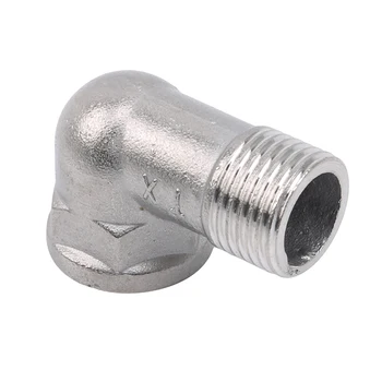

Household Small Tool Elbow 90 Degree Angle Tube Installation Practical Stainless Steel Male Thread Connector
