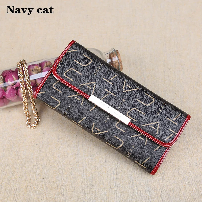 

New Fashion Women Wallets Long Style Multi-functional Wallet Purse Leather Female Clutch Card Holder Print Designer Lady Clutch