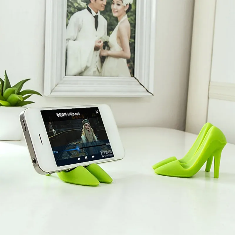 

Universal Phone Tablet Stand Portable High-Heeled Shoes Remote Control Dock Cradle Mobile Phone Holders Stands