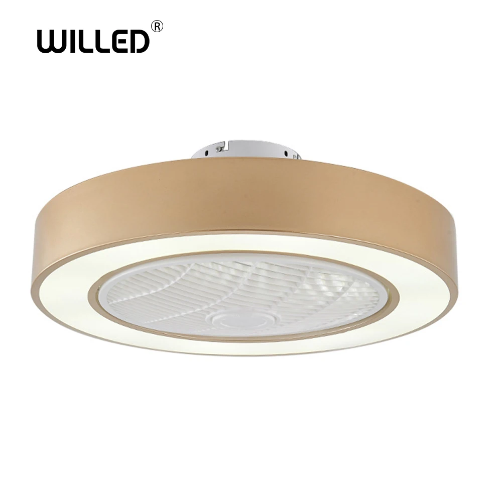 

led ceiling fans light lamp with remote control 110v 220v for living room bedroom good sleep fan+lamp Dropshipping 55cm new