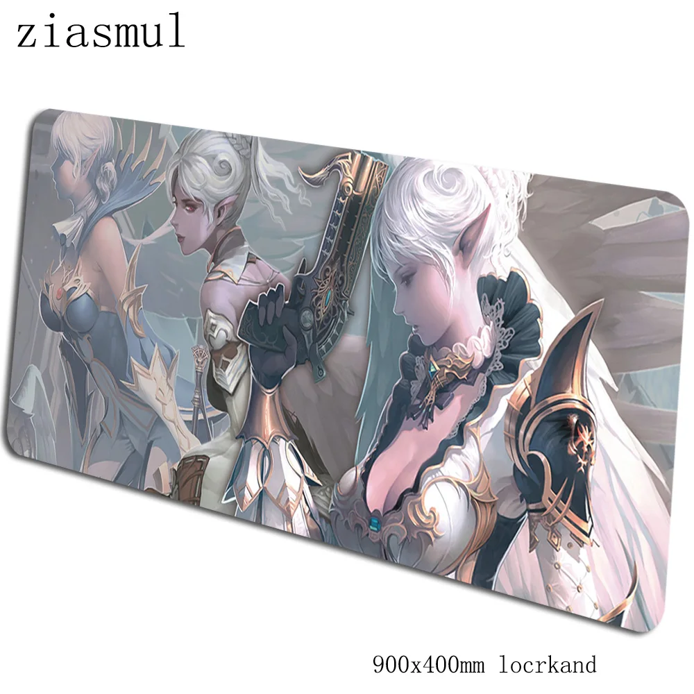Lineage 2 коврик для мыши геймер подарок 90x40 см notbook коврик для мыши игровой коврик для мыши большой коврик для мыши на день рождения ПК настольный коврик для мыши - Цвет: pattern 5