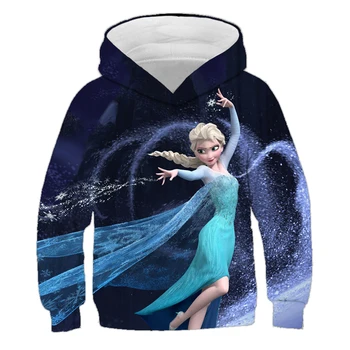 

Frozen Latest Anime Princess Aisha Hoodie Girl 3D Brand Sweatshirt Boy Hoodie Fashion Casual Hoodie