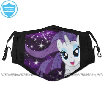 

My Little Pony Mouth Face Mask Rarity Facial Mask Cool Kawai with 2 Filters for Adult