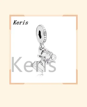 

100% 925 silver 1:1 genuine glamour trophy honor pendant fit diy bracelet original charter jewelry free