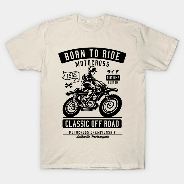 Velocitee Kids T-Shirt Extreme Motocross Rider Motox Motorcross V192