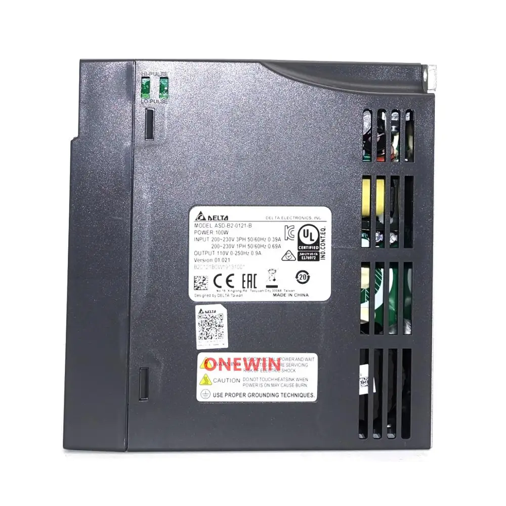 Delta 100 Вт AC Серводвигатель комплект ECMA C20401GS и ASD B2 0121 B 0.32NM 3000 об/мин 40 мм сальник с
