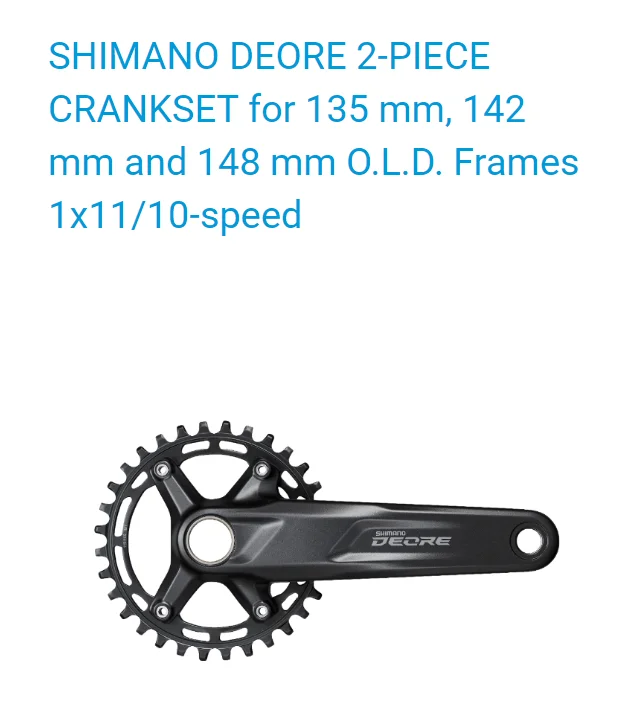 Shimano Deore Fc-m5100 Crankset M5100 