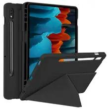 Case for Samsung Galaxy Tab S7 Plus 12.4 inch Tablet,Stand Cover for Samsung Galaxy Tab S7 SM-T870/T875, with Pencil Holder