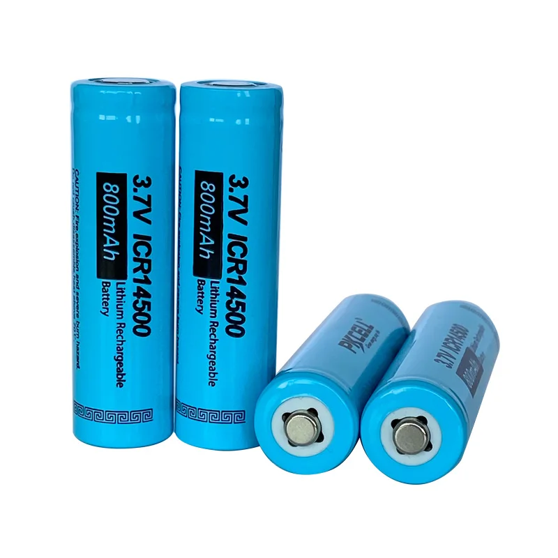PKCELL ICR14500 14500 800mAh 3 7 V перезаряжаемые литий ионные аккумуляторы led lampe de poche Batterie