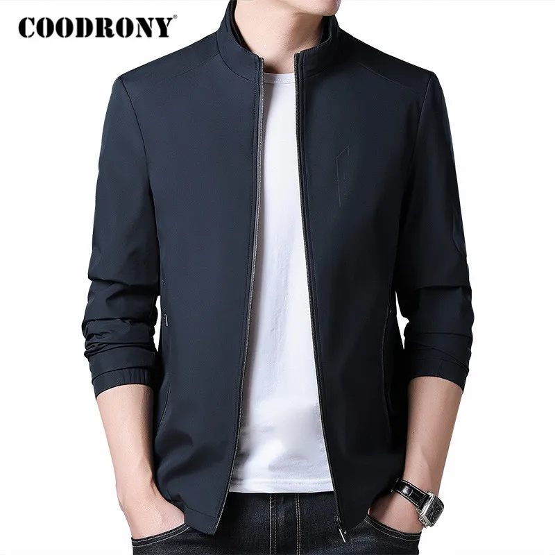 

COODRONY Brand Jacket Men High Quality Business Casual Stand Collar Coat Autumn Winter Mens Jackets And Coats Wear Clothes C8004