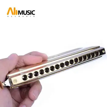 

Swan Chromatic Harmonica Senior 1664-3 Serie Golden Harmonica C key Mouth harp Organ Musical Instrument