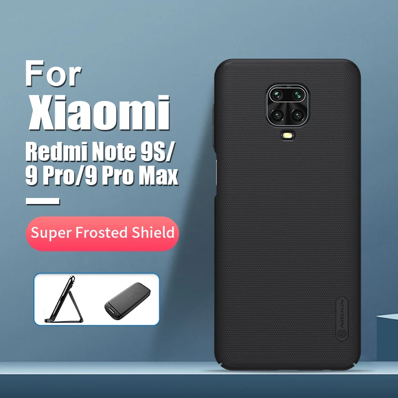 Nillkin Case for Xiaomi Redmi Note 9 Pro Max Case Frosted Shield Hard PC Phone Back Bag Full Cover Case on Redmi Note 9s 6.69'' Nillkin Case for Xiaomi Redmi Note 9 Pro Max Case Frosted Shield Hard PC Phone Back Bag Full Cover Case on Redmi Note 9s 6.69''