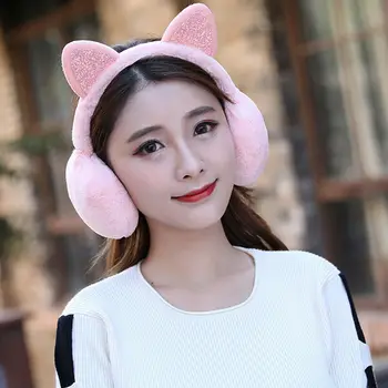 

Fashion Cat Warm Faux Fur Fluffy Earmuffs Winter Earwarmers Novelty Cute Womens Girls Headband Ears Soft Winter Accessories New