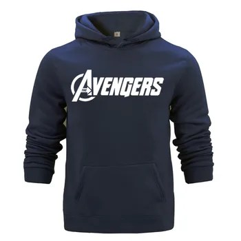 

Brand Streetwear Patchwork Hoodie Men Hip Hop Hooded Solid Slim Fit Casual Hoody Mens Hoodies Sweatshirts AVENGERS Letter Print