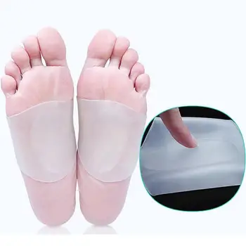

1Pair Arch Support Pads Arch Support Shoe Insert Foot Pads for Plantar Fasciitis Flat Feet Soft Gel Arch Support Pad