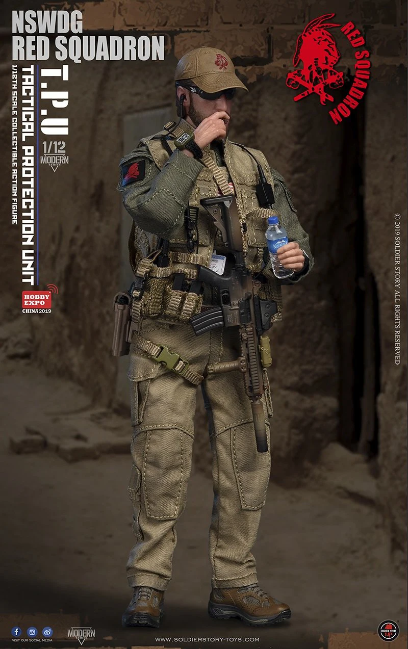 15,3 см mini SoldierStory SSM001 1/12 NSWDG RED SQUADRON T.P.U Soldier нормальная версия фигурка подарок для фанатов