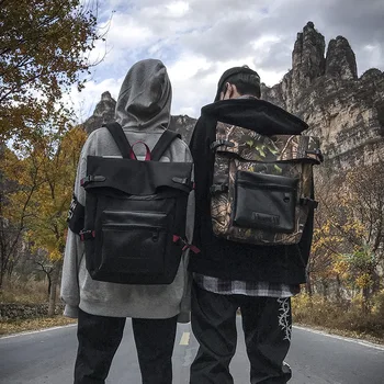 

Digital Jungle Camouflage Backpack Unisex Cloth Plus PU Leather College Travel Bag Teenagers Casual Laptop Bags Mochila DF499