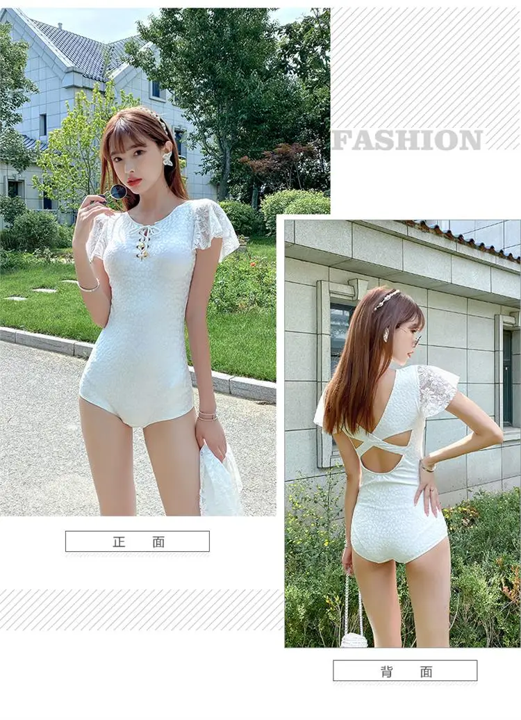 固体レースアップモノキニメッシュ半袖水着セクシーなプッシュアップ包帯水着女性trikiniワンピース水着 Body Suits Aliexpress