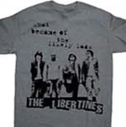 Забавные топы, футболка, Повседневная футболка с круглым вырезом Rockoff Trade Men'S Libertines