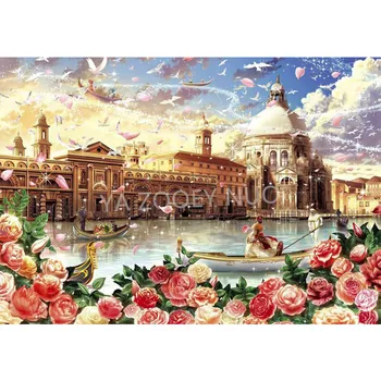 

Full Square/round 5D DIY Diamond Painting Venice city scenery Crystal Diamond Embroidery Sale Rhinestone Mosaic Decoration AZ475
