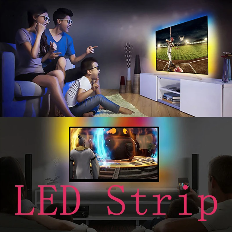 1-5 м цветная светодиодная лента TV PC Dream Screen USB 5 в 60 светодиодных лент сделай сам