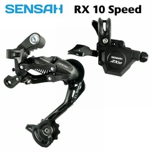 SENSAH RX10 1x10 10 скоростной триггерный переключатель передач+ задний переключатель передач 10 s для MTB велосипеда, совместимый с DEORE M6000 M610