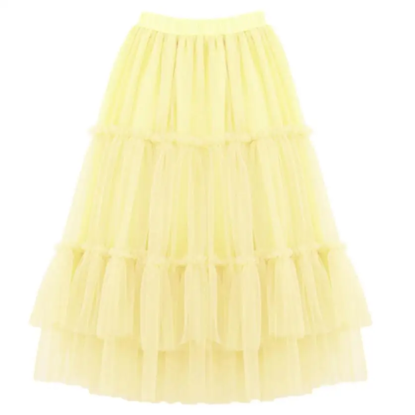 Girls' Fluffy Tulle Tutu Skirt 4