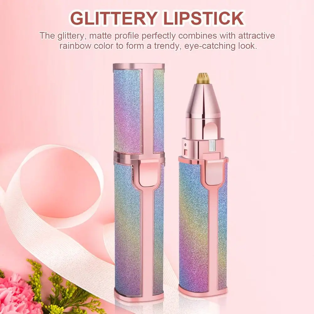 

2 In 1 Electric Eyebrow Trimmer Women Eye brow razor Shaver Painless Epilator Portable Makeup Facial Body Hair Remover Depilator
