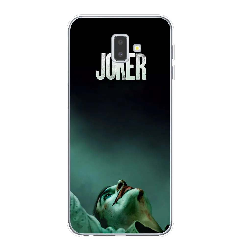 T7785 Joker из фильма ужасов «надевать счастливого лица мягкий TPU чехол для samsung J3 J5 J7 J4 J6 плюс Примечание 10 Pro Прозрачный чехол для телефона - Цвет: T7785