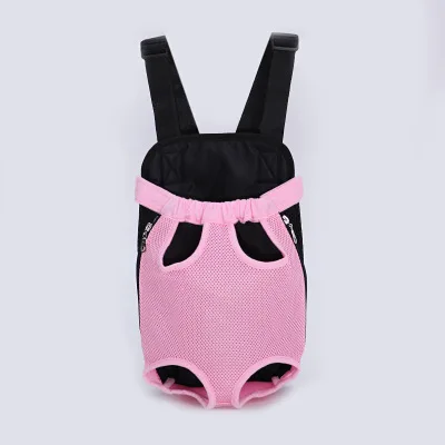 Pink Mesh Переноска для домашних животных, собака, передняя грудь, рюкзак с пятью отверстиями, рюкзак для собак, уличная переноска, сумка-тоут, слинг, держатель, сетка, переноска для собаки щенка - Цвет: Pink Mesh