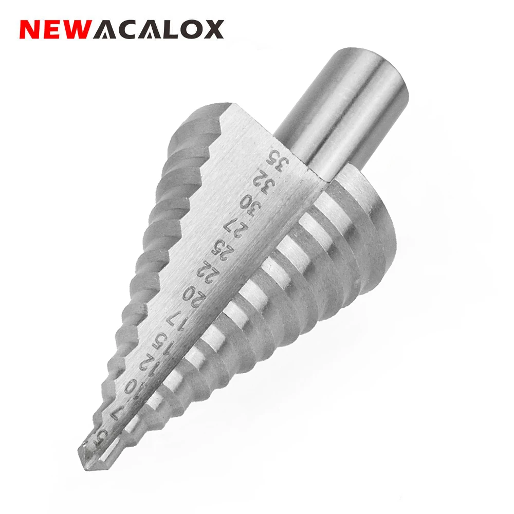 NEWACALOX 5-35 мм HSS сталь большой шаг дерево Металл Бурение 13 шагов сверла электроинструменты аксессуары