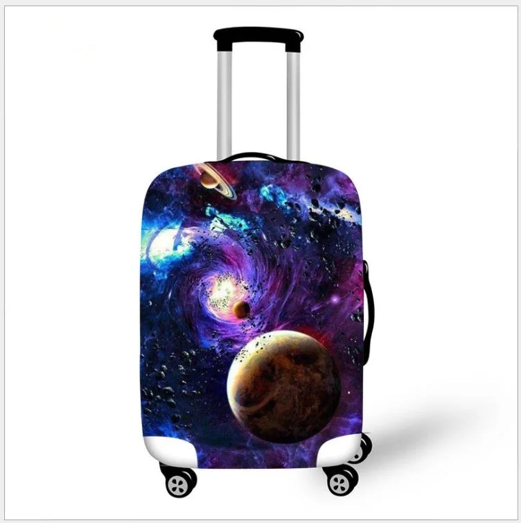 Защитный чехол для багажа Galaxy/Universe/stars для путешествий 18-32 дюймов, чехол на колесиках, чехол для костюма, Чехлы, аксессуары для путешествий - Цвет: as pictures